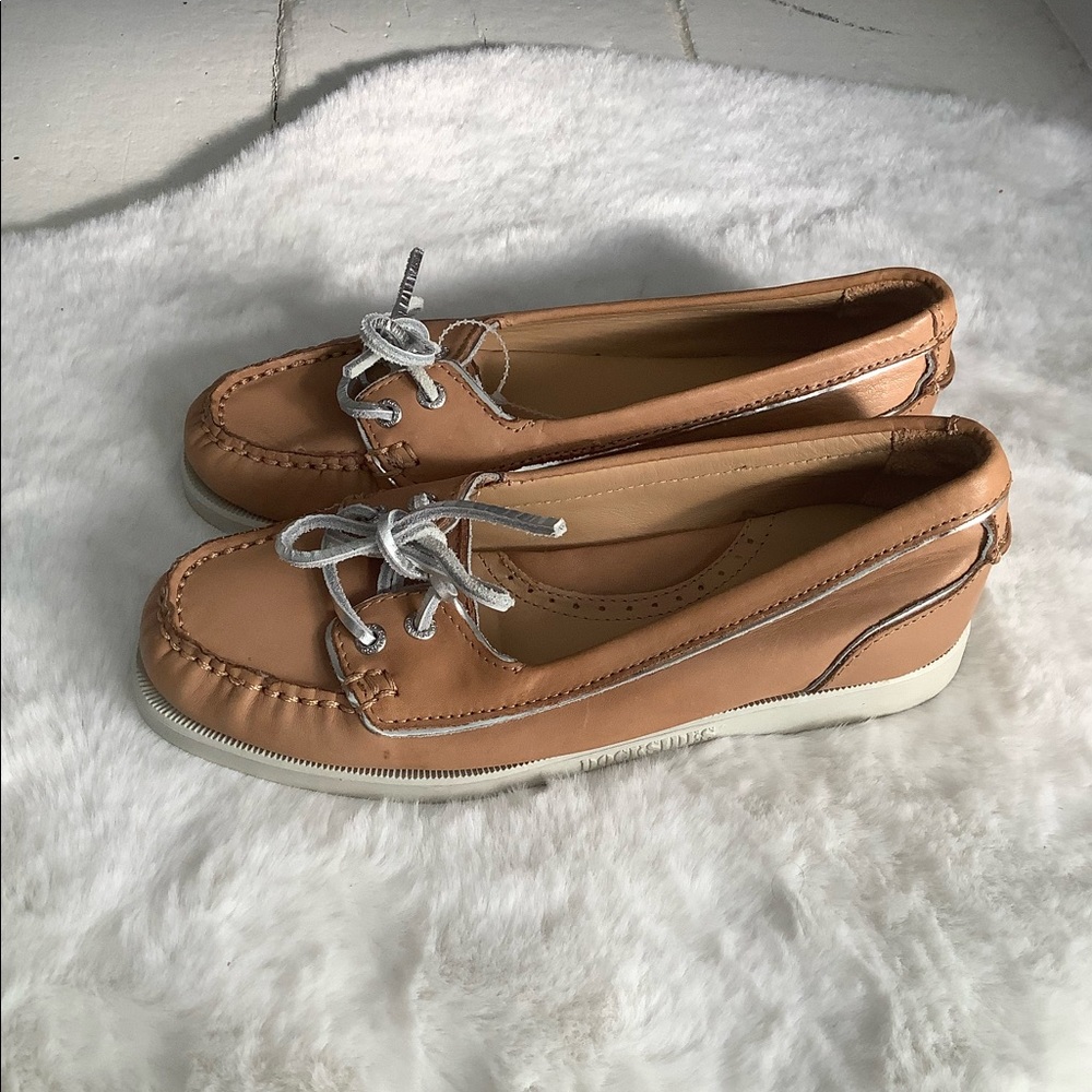 Sebago docksides size 6 new leather shoes boat shoes